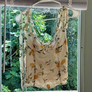 Reformation Blanca Floral Blouse